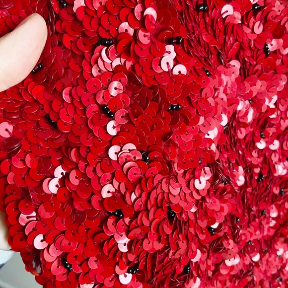 Scala Red Sequin Dress - Picture 3 of 8